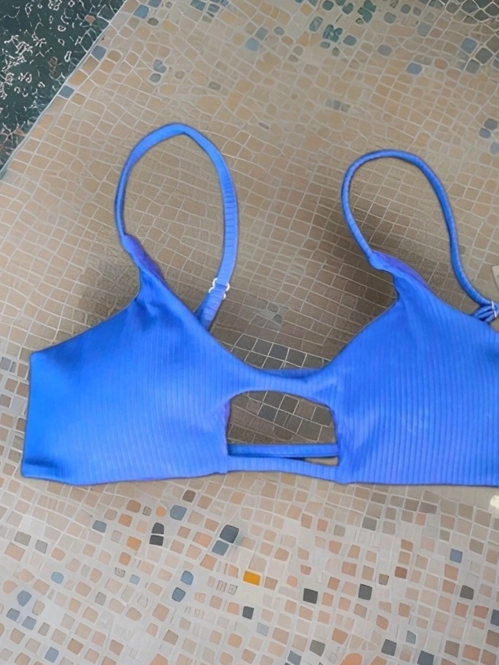 TiniBikini Cobalt Colir Swim Top L/M/S